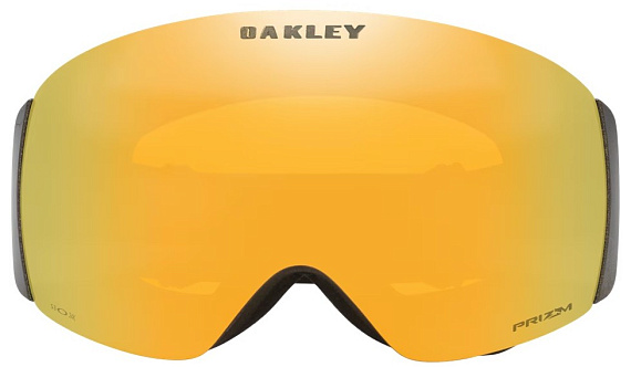 Горнолыжная маска Oakley Flight Deck Pro M Metallic Black Gold/Prizm 24K & Prizm Iced - Фото 2 большая