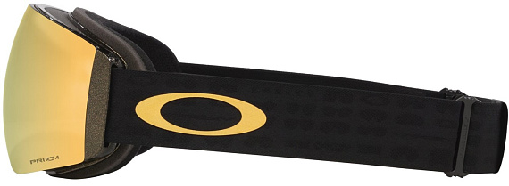 Горнолыжная маска Oakley Flight Deck Pro M Metallic Black Gold/Prizm 24K & Prizm Iced - Фото 3 большая