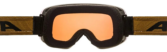 Горнолыжная маска Alpina Penken Q Black-Gold Matt/Q Gold - Фото 2 большая