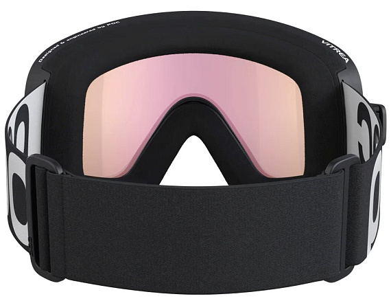 Горнолыжная маска POC Vitrea Uranium Black/Partly Sunny Orange - Фото 4 большая