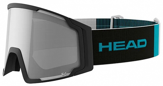 Горнолыжная маска Head Neves Pro 5K Race+Sl Black/Blue Wcr/Chrome/Rd - Фото 1 большая