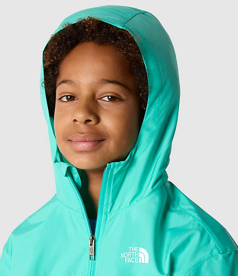 Куртка детская The North Face Never Stop Windwall Geyser Aqua - Фото 6 большая