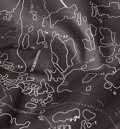 Куртка детская The North Face Never Stop Windwall Asphalt Grey/Bouldering Guide Print - Фото 3 большая