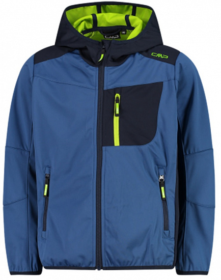 Куртка детская CMP Fix Hood 32A5164 Basic Blue - Фото 1 большая