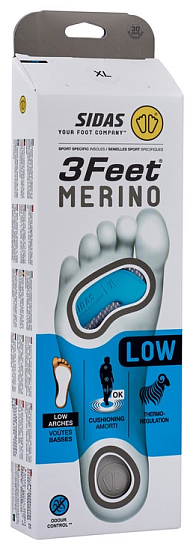 Стельки Sidas 3Feet low Merino - Фото 6 большая