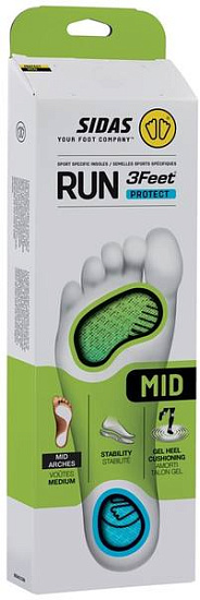 Стельки Sidas 3Feet Run Protect Mid - Фото 6 большая