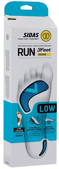 Стелька для бега Sidas 3 feet «Sense» Low - Фото 7 большая