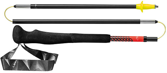 Палки Leki Neotrail FX.One Superlite Bright Red/Neonyellow/Naturalcarbon - Фото 2 большая