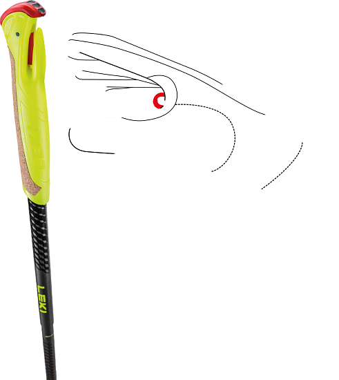 Палки Leki Evotrail FX.One TA Black/Yellow - Фото 3 большая