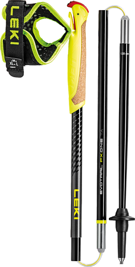 Палки Leki Evotrail FX.One TA Black/Yellow - Фото 7 большая