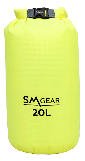 Гермомешок SMGear Таффета Лайт 20 Лимонный/Зеленый - Фото 1 большая