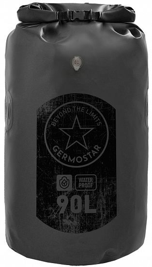 Гермомешок Germostar Pro ПВХ литой 90л Black - Фото 1 большая