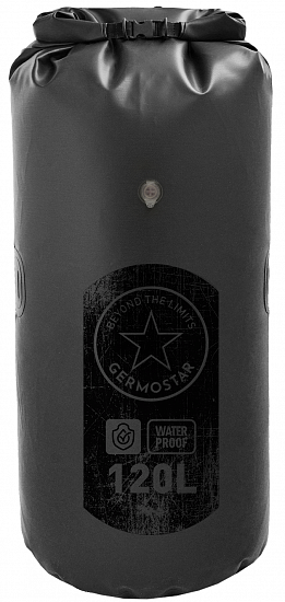 Гермомешок Germostar Pro ПВХ литой 120л Чёрный - Фото 1 большая