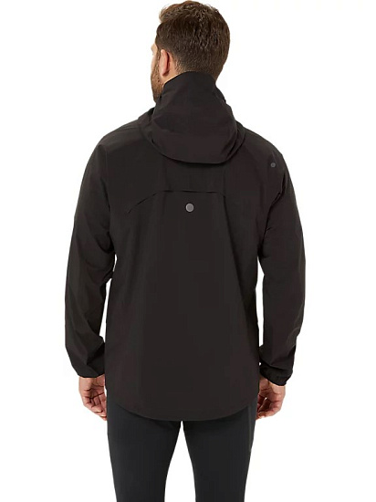 Куртка мужская ASICS Metarun Waterproof Performance Black - Фото 3 большая