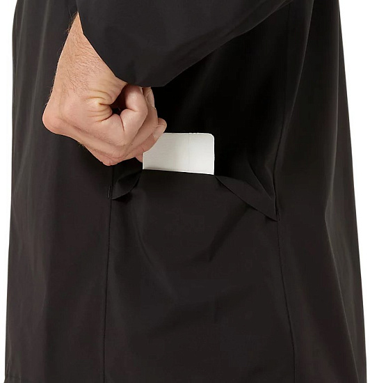 Куртка мужская ASICS Metarun Waterproof Performance Black - Фото 7 большая