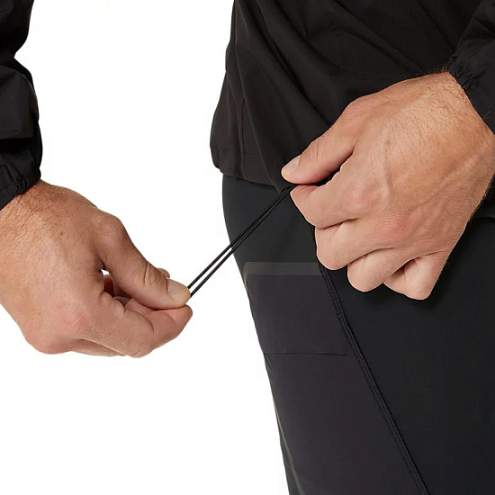 Куртка мужская ASICS Metarun Waterproof Performance Black - Фото 8 большая