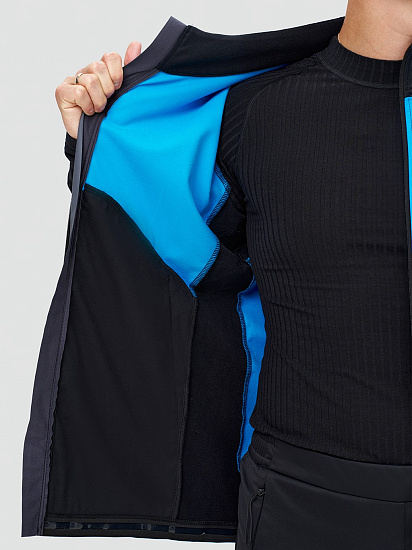 Куртка мужская Nordski Pro 2.0 Light Blue/Black - Фото 6 большая