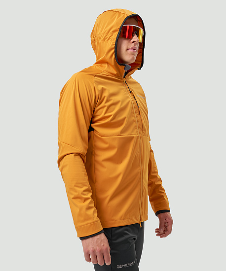 Куртка мужская Nordski Pro Tour Hood Bronze/Black - Фото 5 большая