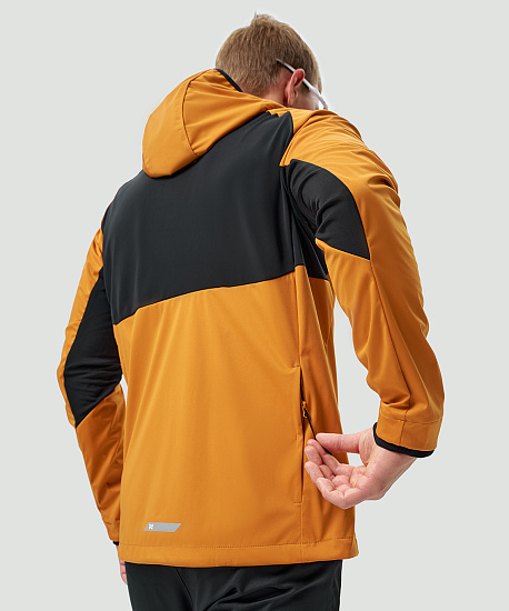 Куртка мужская Nordski Pro Tour Hood Bronze/Black - Фото 10 большая