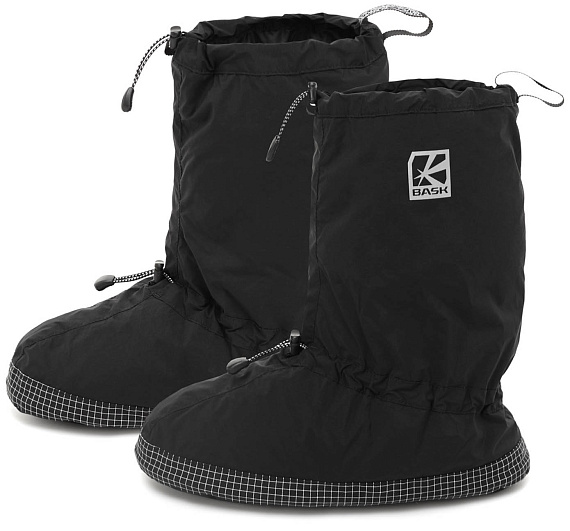 Пуховые тапки Bask Down Socks V3 Чёрный - Фото 2 большая