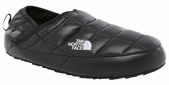 Тапки мужские The North Face Thermoball Traction Mule V Tnf Black/Tnf White - Фото 1 большая