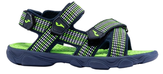 Сандалии детские Joma Serie Wave Темно-синий/Зеленый - Фото 2 большая