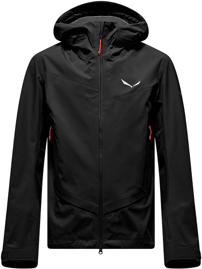 Куртка мужская Salewa Ortles Gtx 3L Epe Black Out - Фото 1 большая