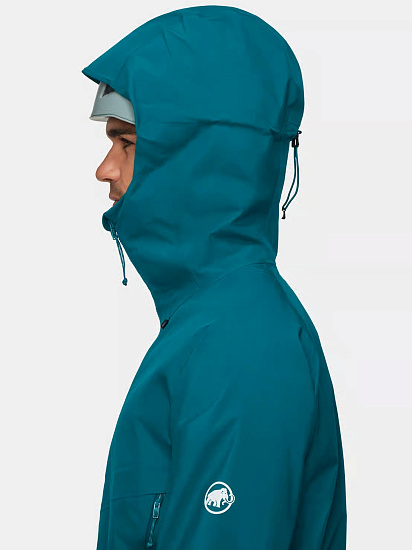 Куртка мужская Mammut Crater Iv Hs Hd Deep Teal - Фото 7 большая