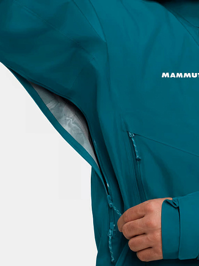 Куртка мужская Mammut Crater Iv Hs Hd Deep Teal - Фото 8 большая