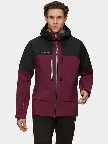 Куртка мужская Mammut Crater Pro Hs Hd Vin/Black - Фото 3 большая