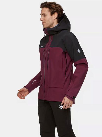 Куртка мужская Mammut Crater Pro Hs Hd Vin/Black - Фото 4 большая