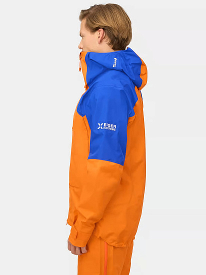 Куртка мужская Mammut Eiger Nordwand Advanced Hs Hd Eiger Orange/Eiger Blue - Фото 5 большая