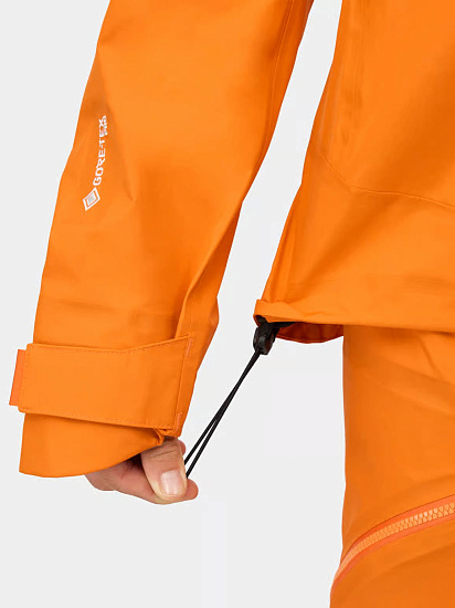 Куртка мужская Mammut Eiger Nordwand Advanced Hs Hd Eiger Orange/Eiger Blue - Фото 7 большая