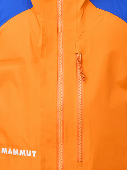Куртка мужская Mammut Eiger Nordwand Advanced Hs Hd Eiger Orange/Eiger Blue - Фото 8 большая