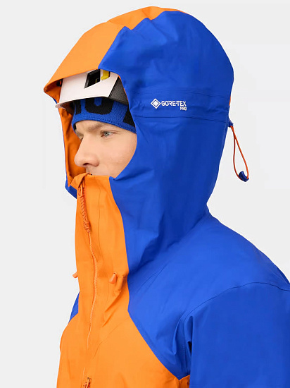Куртка мужская Mammut Eiger Nordwand Advanced Hs Hd Eiger Orange/Eiger Blue - Фото 10 большая
