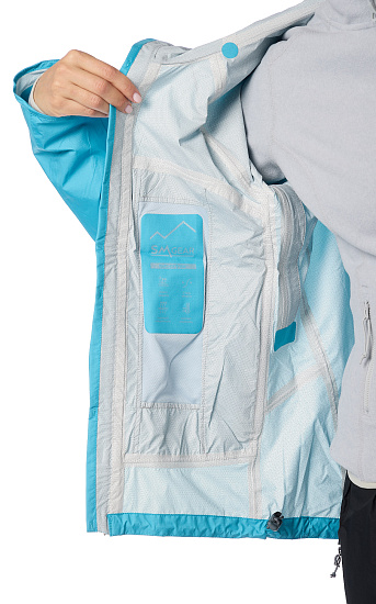 Куртка женская SMGear Бирюза AirTex 2.5L Голубой - Фото 13 большая