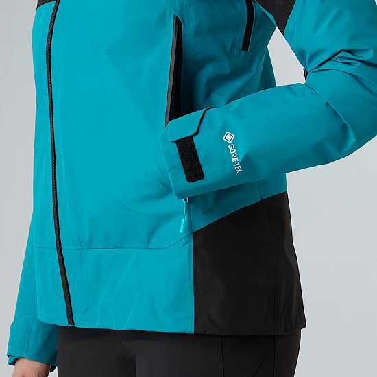 Куртка женская The North Face Gtx Jazzi Deep Teal/TNF Black - Фото 6 большая