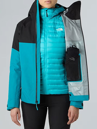 Куртка женская The North Face Gtx Jazzi Deep Teal/TNF Black - Фото 8 большая