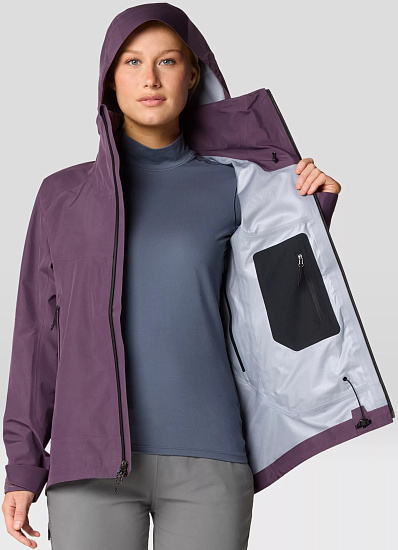Куртка женская Mountain Hardwear TrailVerse Gtx Dusty Purple - Фото 6 большая