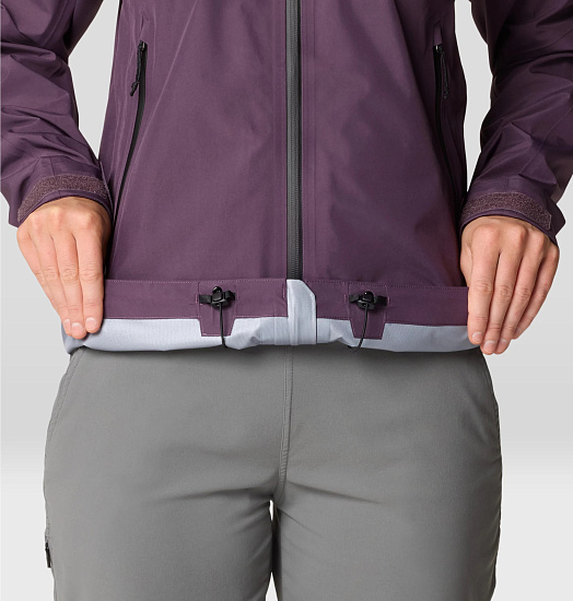 Куртка женская Mountain Hardwear TrailVerse Gtx Dusty Purple - Фото 11 большая