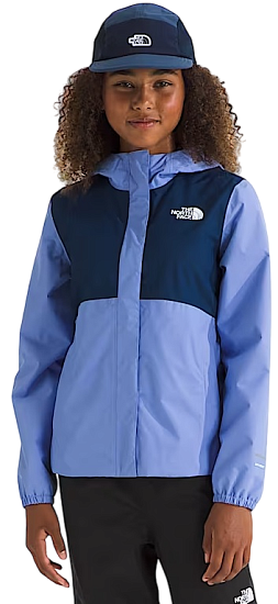 Куртка детская The North Face Girls Antora Rain Virtual Blue - Фото 2 большая