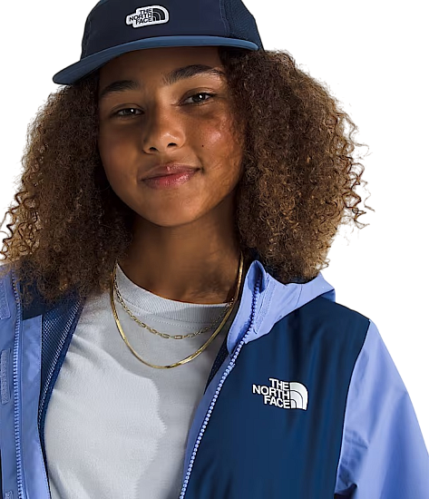 Куртка детская The North Face Girls Antora Rain Virtual Blue - Фото 6 большая