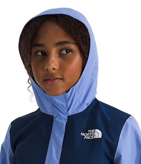 Куртка детская The North Face Girls Antora Rain Virtual Blue - Фото 7 большая