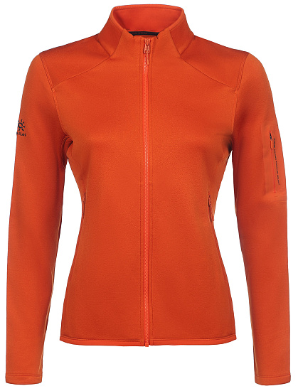 Куртка женская Kailas Stand Colar Fleece Oxidized Orange - Фото 1 большая