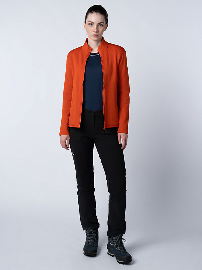 Куртка женская Kailas Stand Colar Fleece Oxidized Orange - Фото 3 большая