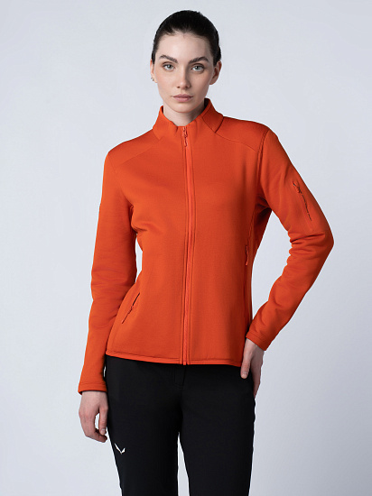 Куртка женская Kailas Stand Colar Fleece Oxidized Orange - Фото 7 большая