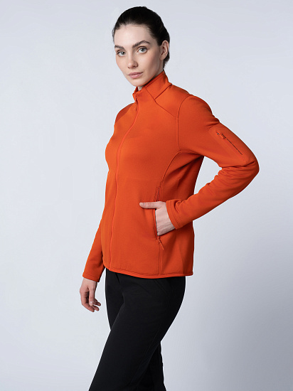 Куртка женская Kailas Stand Colar Fleece Oxidized Orange - Фото 10 большая