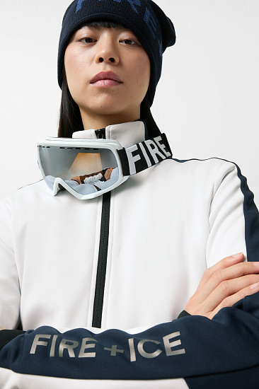 Куртка женская Bogner Fire+Ice Inge2 White/Navy Blue - Фото 7 большая