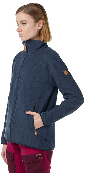 Куртка женская Fjallraven Stina Dark Navy - Фото 4 большая