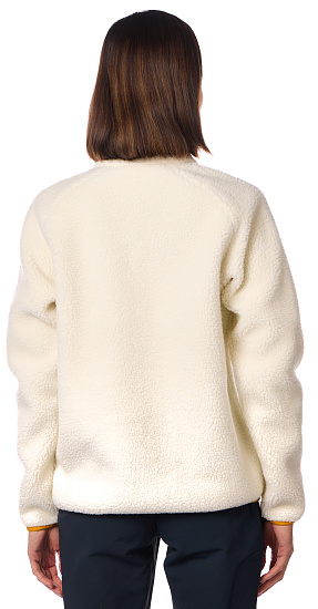 Куртка женская Fjallraven Vardag Pile Fleece Chalk White - Фото 5 большая